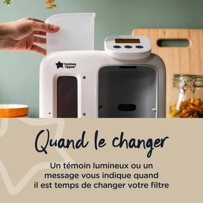 Filtre de rechange Perfect Prep pour préparateur de biberons Tommee Tippee - Blanc - Pour bébé-3