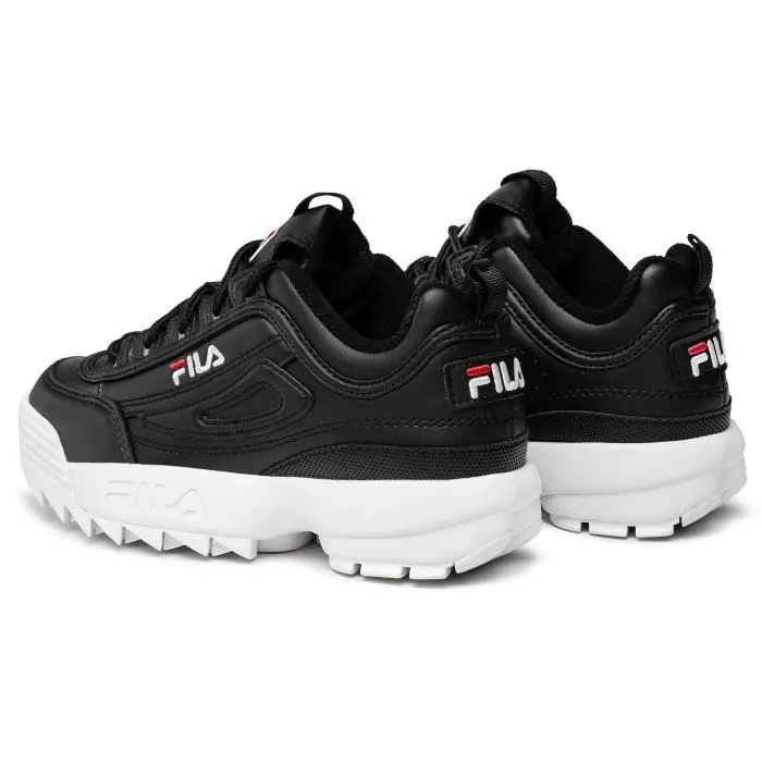 Baskets enfants - FILA - DISRUPTOR KIDS - Noir - Lacets - Semelle épaisse-3