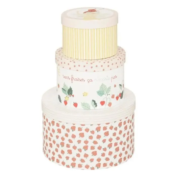 Lot de 3 Boîtes Enfant "Summer" 25cm Multicolore-0