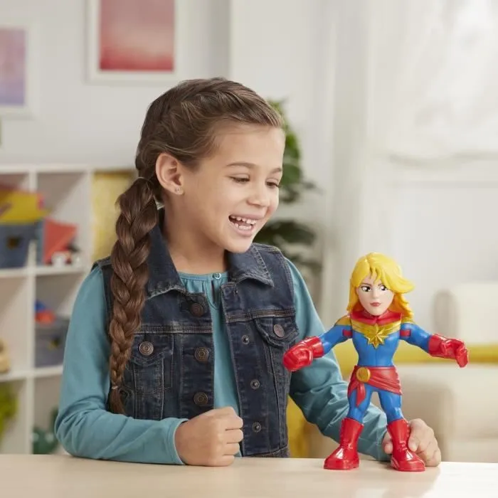 Figurine Captain Marvel Mega Mighties - HASBRO - 25 cm - Jouet enfants-2