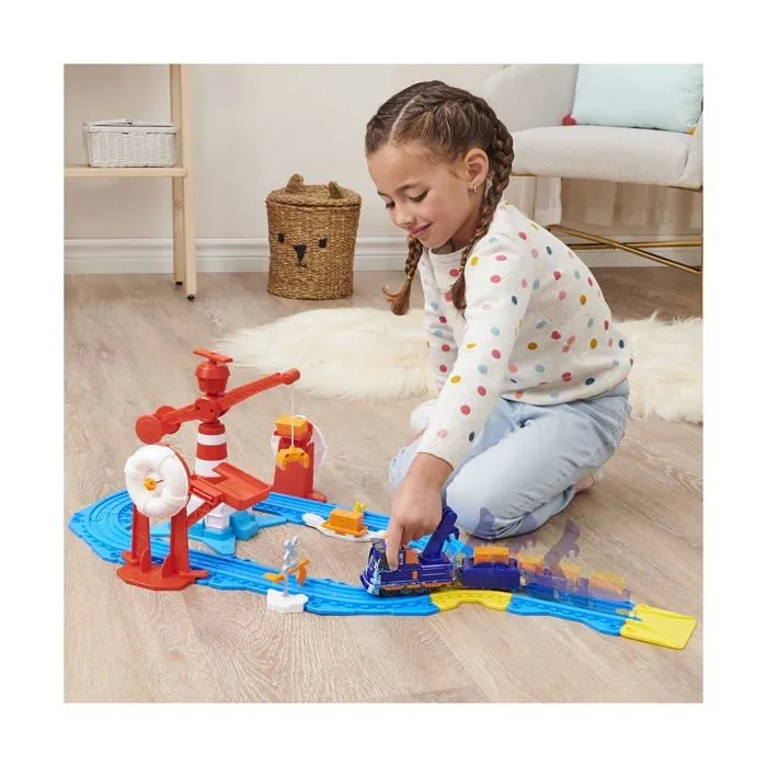 Mighty express - 6061858 - , La Gare Porto, avec Train Milo Le Mecanicien Exclusif, Jouet pour Enfants 3+-2