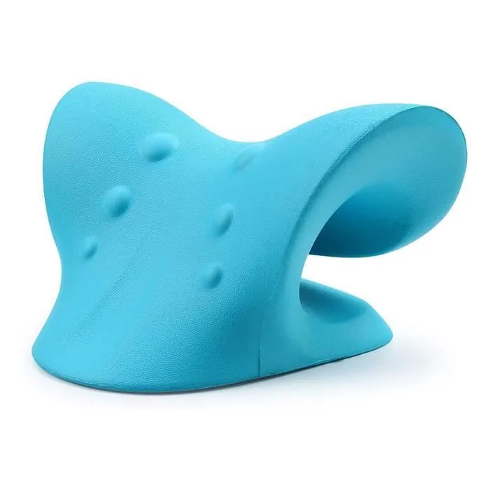 Oreiller Ergonomique de Traction Cervicale Dispositif Chiropratique de Correction, Coussin massage pour Cou et Épaule-2