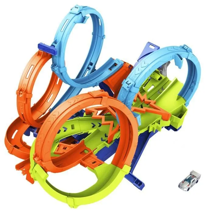 Hot Wheels-Coffret Ultra Crash Looping-Propulseur et voiture HXR70-1