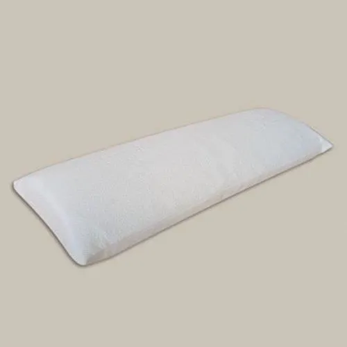 Traversin Plat 1,50m Tissu Blanc Oreillers Literie Oreiller-0