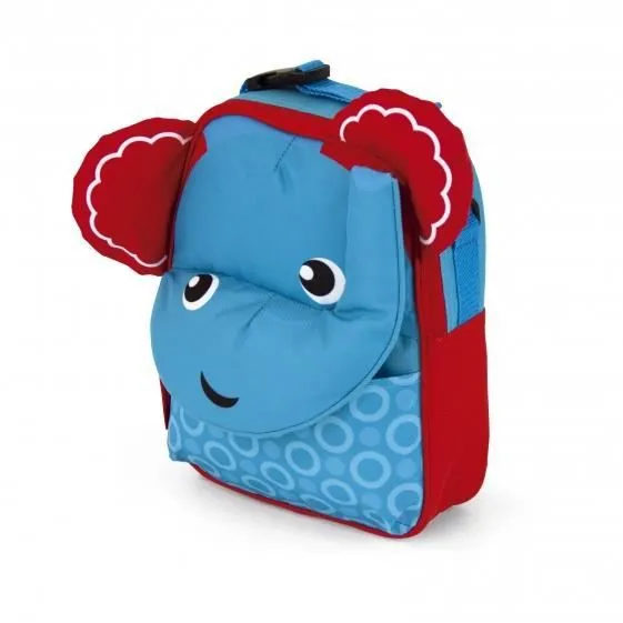 sac à dos éléphant 28 cm bleu/rouge-0