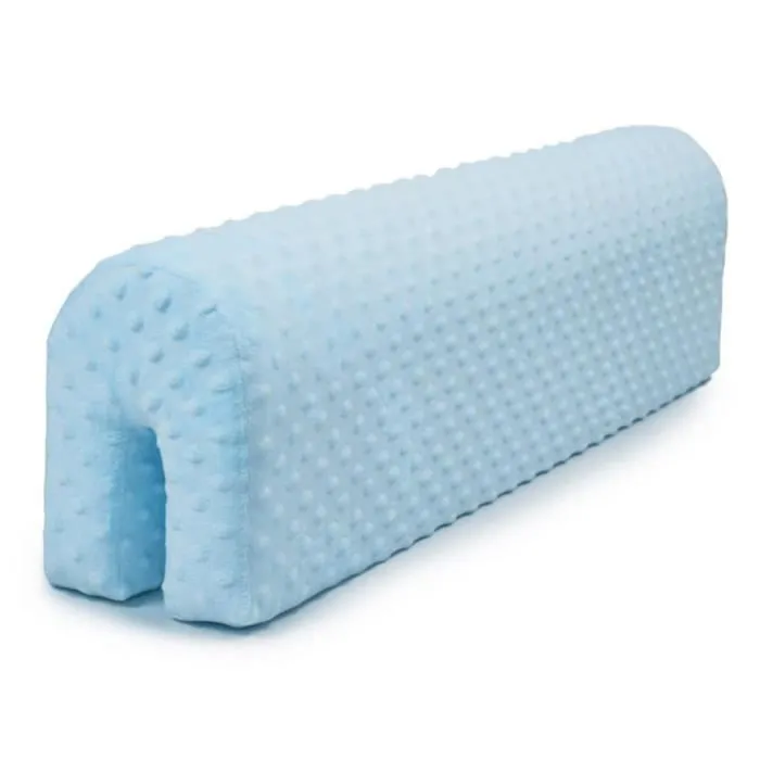 Tour de lit bébé complet respirant protège-lit bord en mousse Blue Minky - TOTSY BABY - 90 cm-0