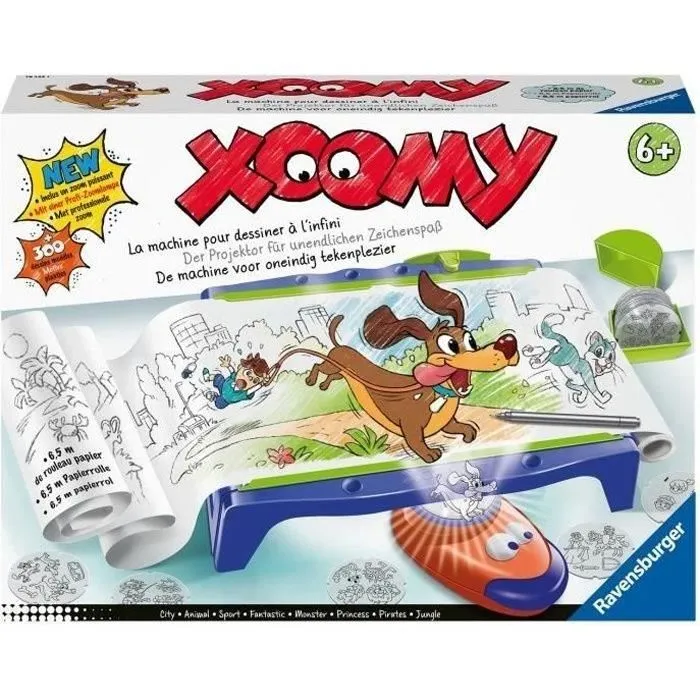 Xoomy Maxi avec rouleau - Ravensburger - Jeu créatif - Table à dessin - 72 films-modèles - Dès 6 ans-0