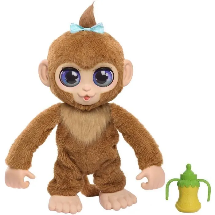 Jouet interactif - FURREAL FRIENDS - Peanut le Singe - Plus de 100 réactions, marche, équilibre et câlins-1