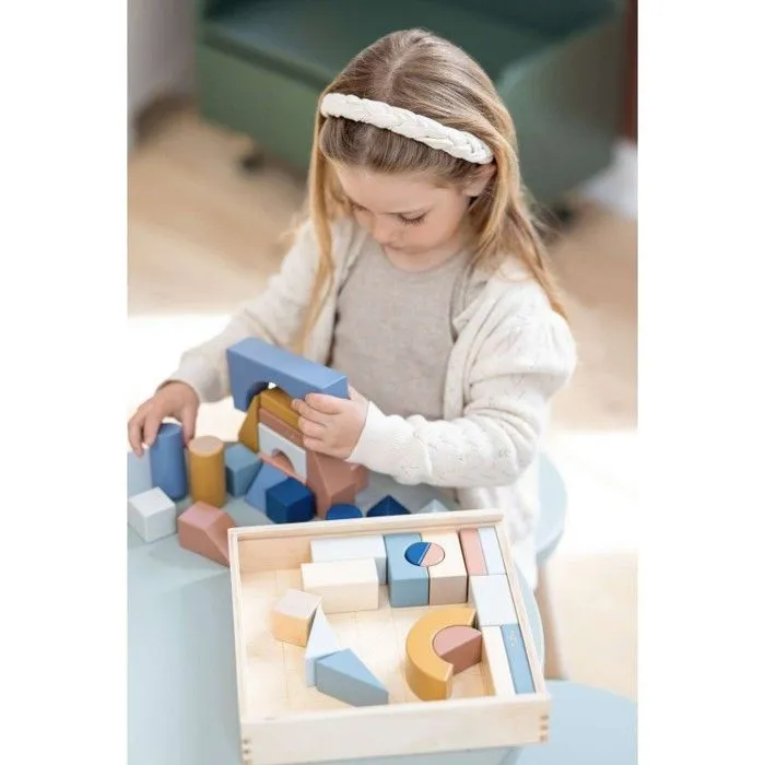 Cubes en bois colorés Flexa-1