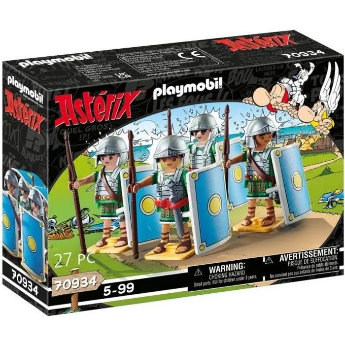 PLAYMOBIL 70934 Les légionnaires romains, Astérix, 27 pièces, Dès 5 ans-0