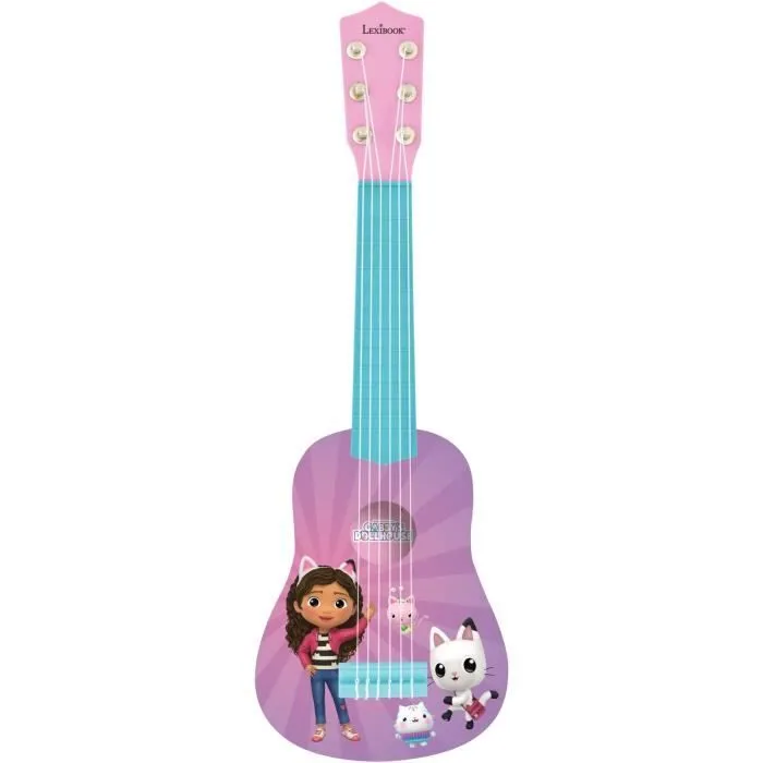 Lexibook - Ma Première Guitare Gabby et la maison magique - 53cm - Guide d'apprentissage inclus-0