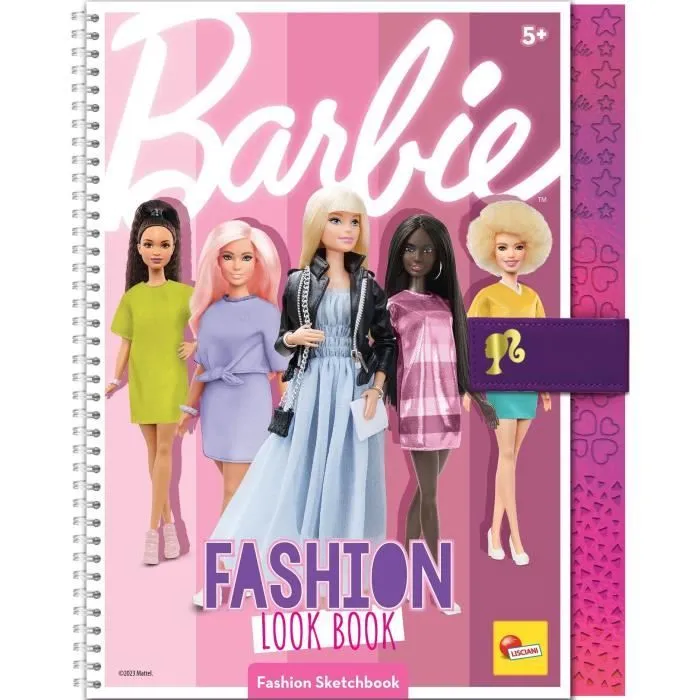 Livret de création collection de mode - Barbie sketch book fashion look - LISCIANI-0