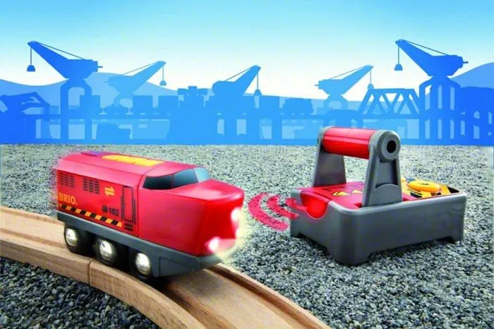 Train Express Radiocommandé - BRIO - Marche avant/arrière, stop, klaxon et phares - Garçon - 3 ans et plus-3