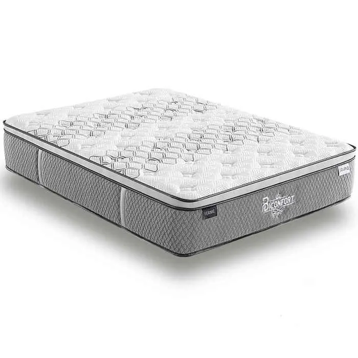 Matelas - Indépendance - Biconfort - 140x190 cm - Mémoire de Forme - Ressorts Ensachés - 32 cm-0