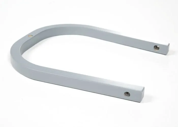 Bebeboutik Cheval a Bascule Evolutif en Bois ROBA avec Anneau de Protection Amovible Blanc Gris