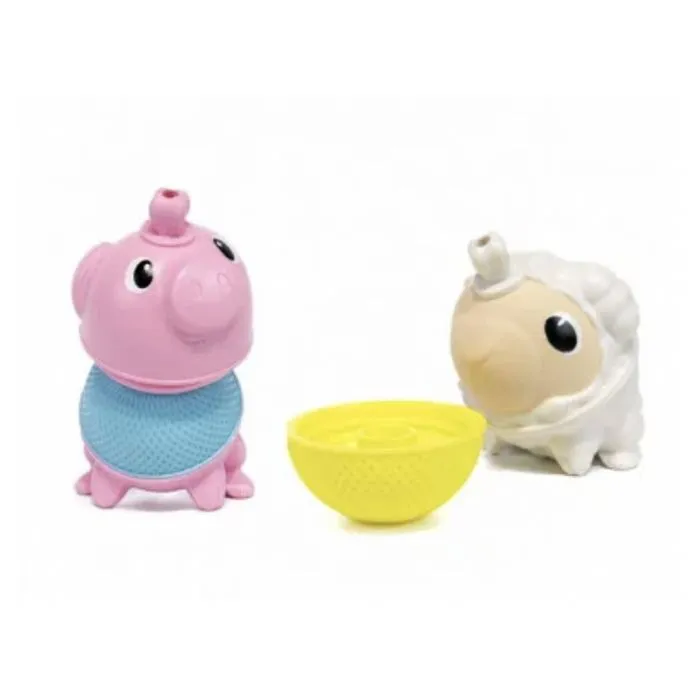 Perles éducatives Lalaboom - Mouton et cochon - 6 pcs-1
