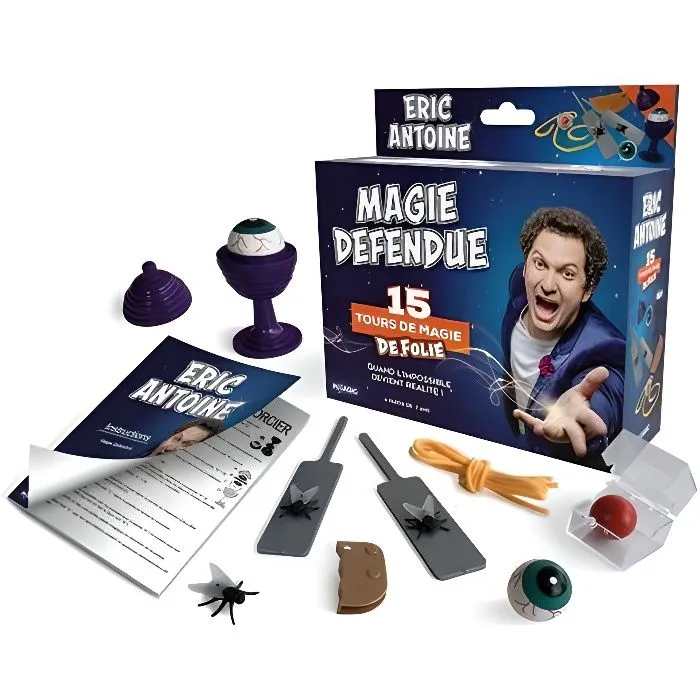 Coffret de magie défendue - MEGAGIC - Eric Antoine - Enfant - A partir de 6 ans - Garantie 2 ans-0