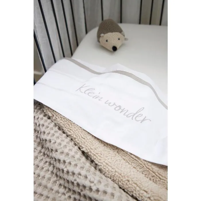 Meyco Baby Uni drap-housse co-sleeper - jersey - white - 50x90cm-2