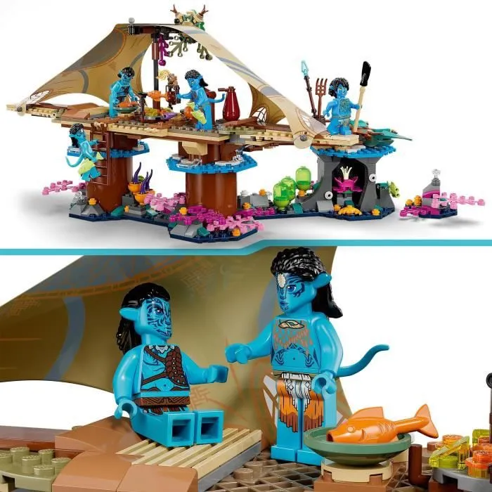 LEGO® Avatar 75578 Le Village Aquatique de Metkayina, Jouet, avec Village, Canoë, Pandora-2
