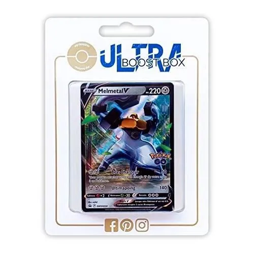 Jeu de cartes - MY-BOOSTER - MELMETAL V SWSH224 - 10 cartes Pokémon neuves - Originales - Mixte-0