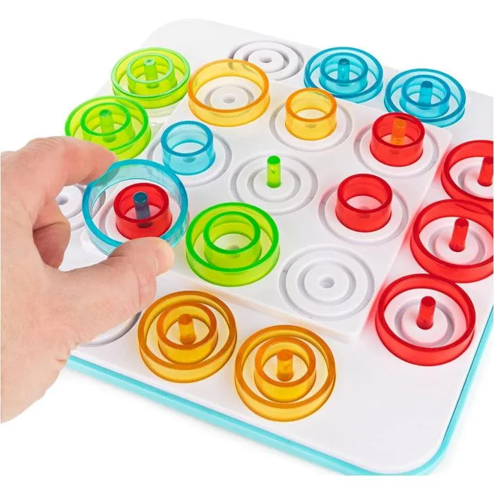 Jeu de société - SPIN MASTER - 6061050 - Otrio - Jeu d'alignement - Stratégie - 2 joueurs ou plus-2
