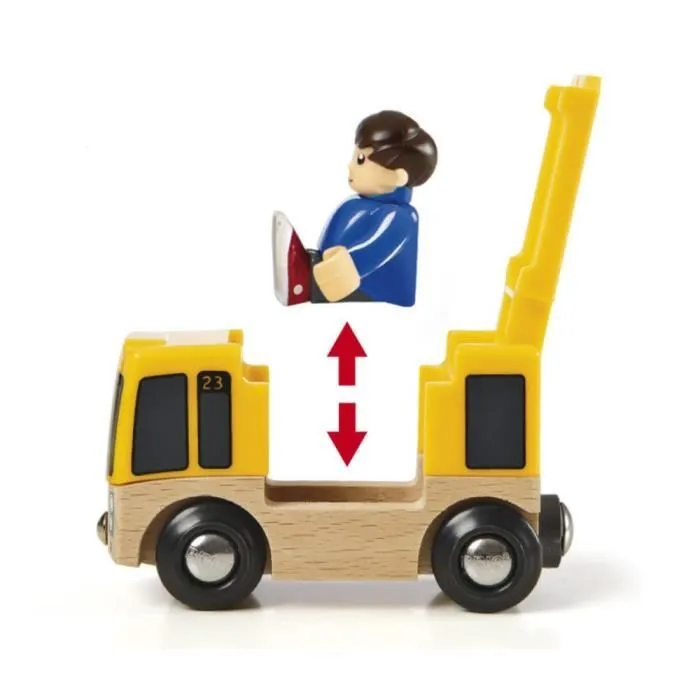 Brio World Circuit Correspondance Train / Bus - Coffret 33 pièces - Circuit de train en bois - Ravensburger - Dès 3 ans - 33209-5