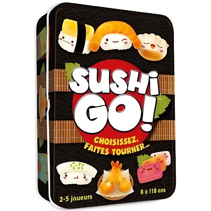 Cocktail Games - Sushi Go! - Jeu de société - À partir de 8 ans - 2 à 5 joueurs - 15 minutes-0