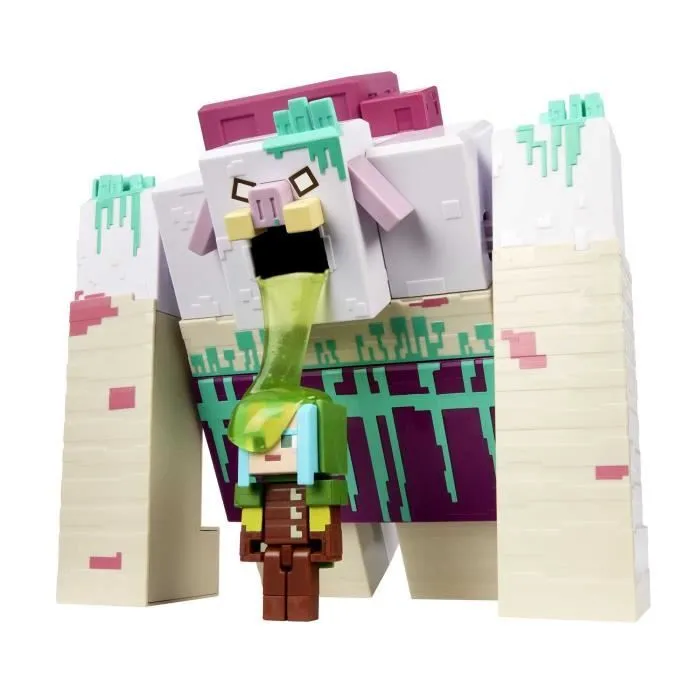 Figurine Minecraft Le Dévoreur - Mattel - HNC08 - 25cm - Crache du slime-6