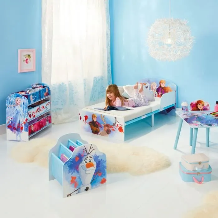 DISNEY LA REINE DES NEIGES Lit enfant 70x140 cm - Sommier inclus-1