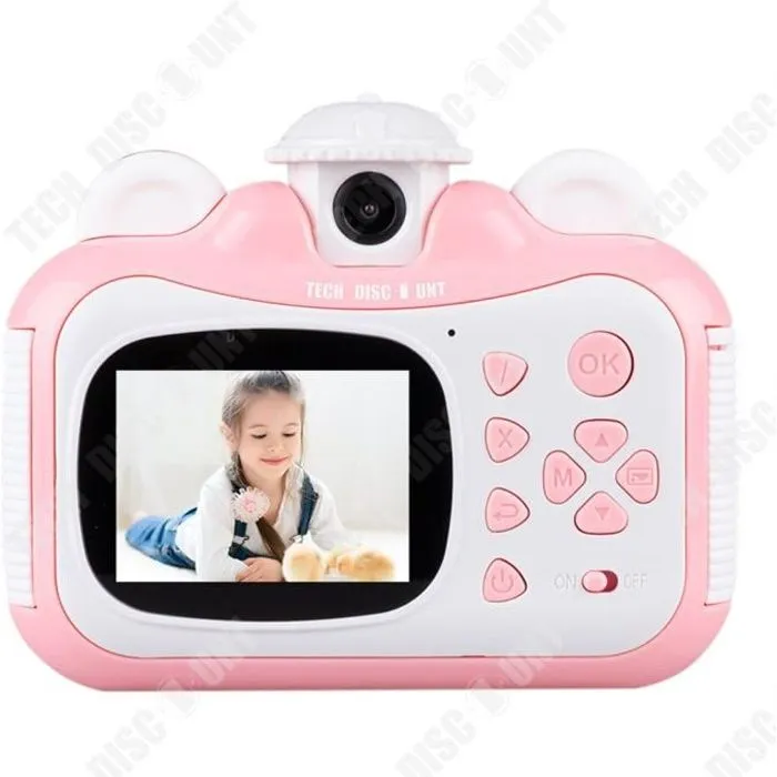 Caméra pour enfants - TD® - Modèle 220 - 1080p - Autonomie 72h - Couleur rose clair-0