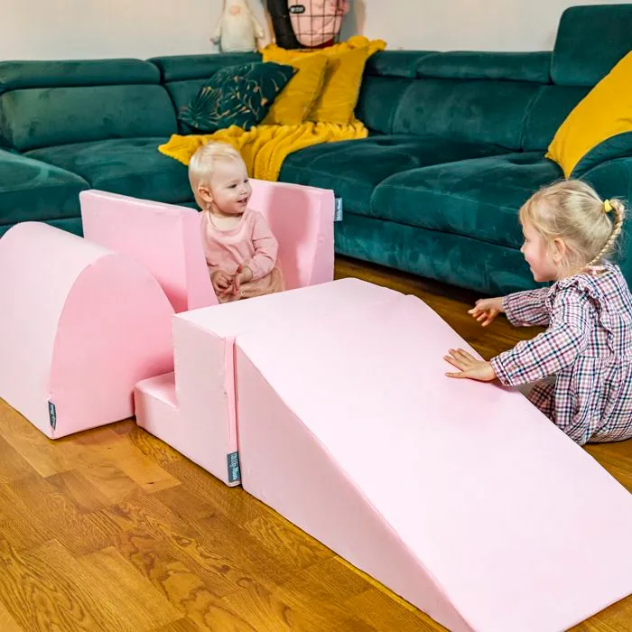 KiddyMoon Aire De Jeux Avec Piscine À Balles rose 641-3
