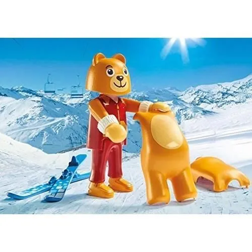 PLAYMOBIL - Family Fun - Moniteur de Ski avec Enfants - 9282-3