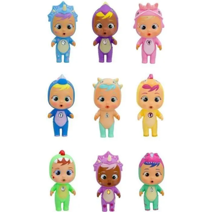 Dino Icy World Cry Babies Magic Tears -Mini poupée à collectionner. A partir de 3 ans-0
