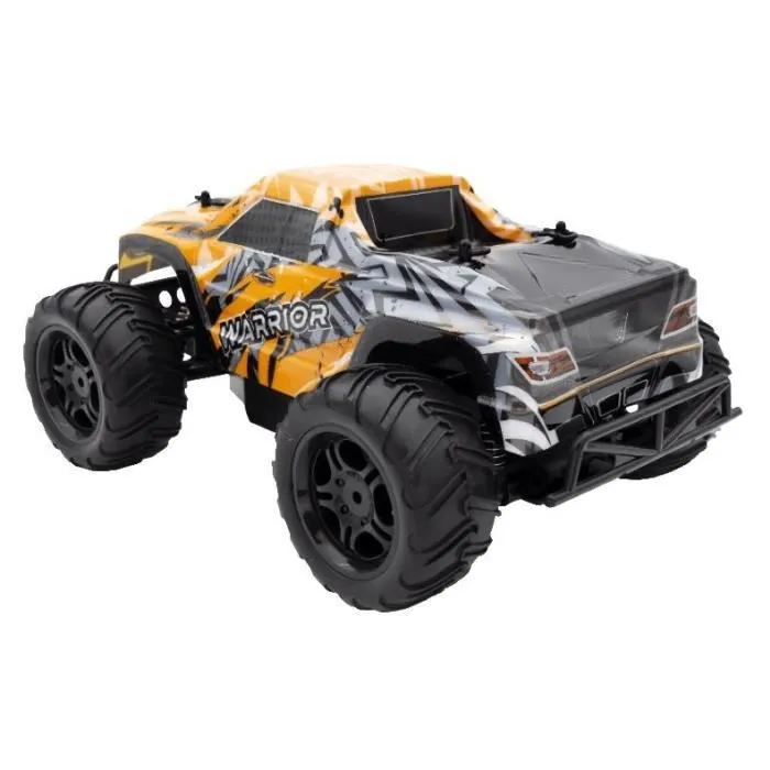 Voiture télécommandée 4X4 MONSTER WARRIOR - SILVERLIT - 4SPEED - Noir et jaune-2