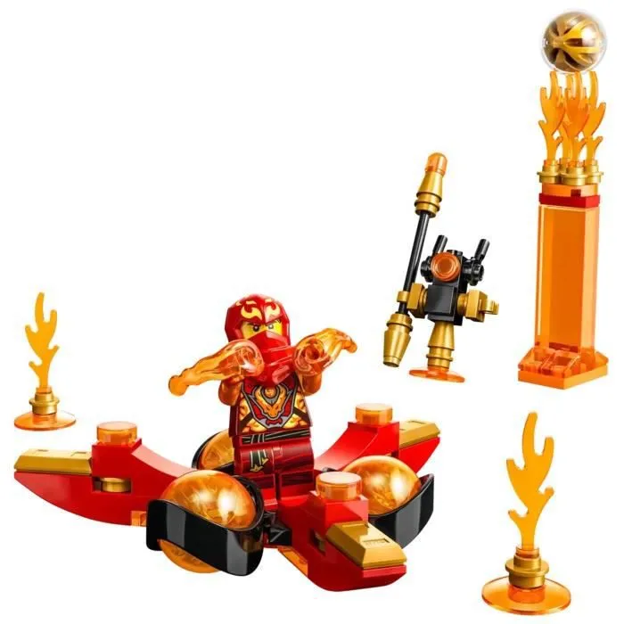 Jouet - LEGO - Ninjago Le salto Spinjitzu : le pouvoir du dragon de Kai - 72 pièces - A partir de 12 ans-0