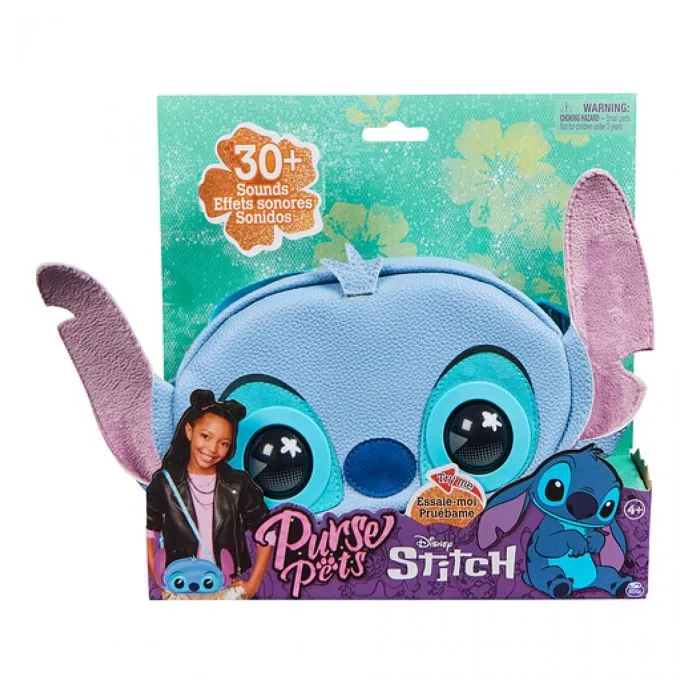 Sac à main - Disney - Lilo et Stitch - Bleu - Interactif avec sons - Pour enfants 5+-0