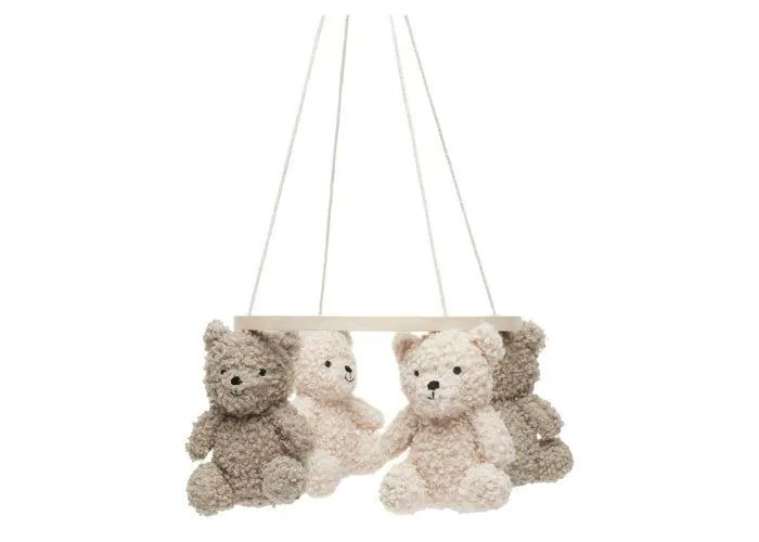 Mobile Bébé Teddy Bear - Olive Green/Naturel-0