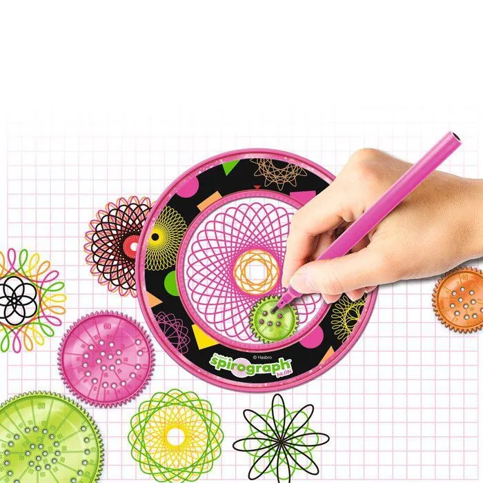 Party town Spirograph Neon Spirographe Enfant 8 Ans Mandala Designer Kit Mandala Enfant Kit Dessin Enfant Jeu Creatif Fille 8 Ans-3