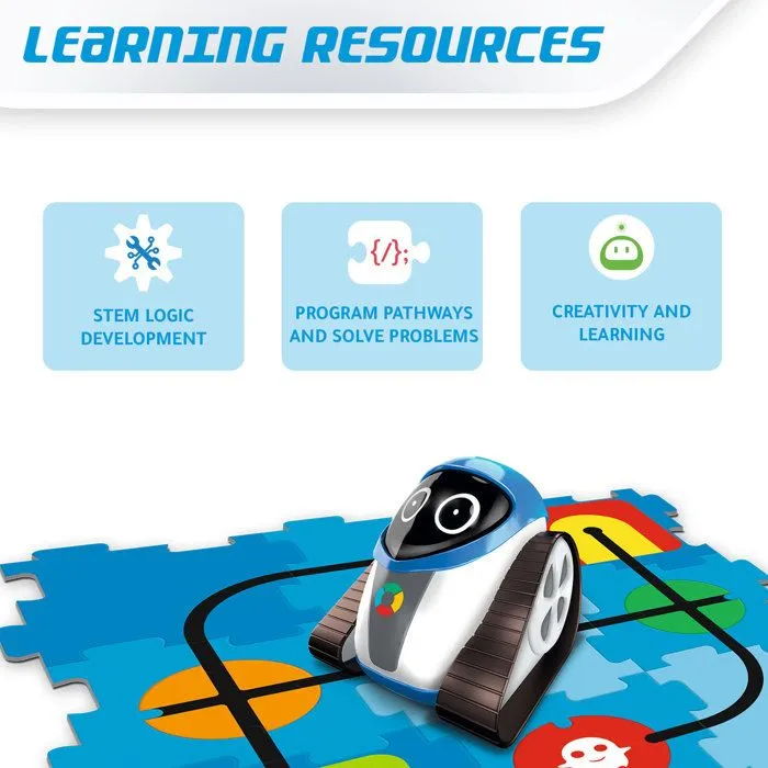 Xtrem Bots - Woki, Jouet Robot Programmable, Jeu Educatif Enfant, Jouets Garçons, Cadeau Garcon 5 Ans, Robot Intelligent-4