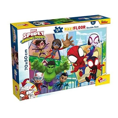 Puzzle Marvel Spidey - Lisciani Giochi - 24 pièces - Dessins animés et BD-0