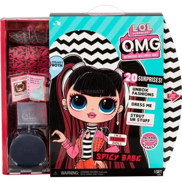 L.O.L. SURPRISE - OMG Série 4 - Poupée Mannequin 24cm - Spicy Babe-7
