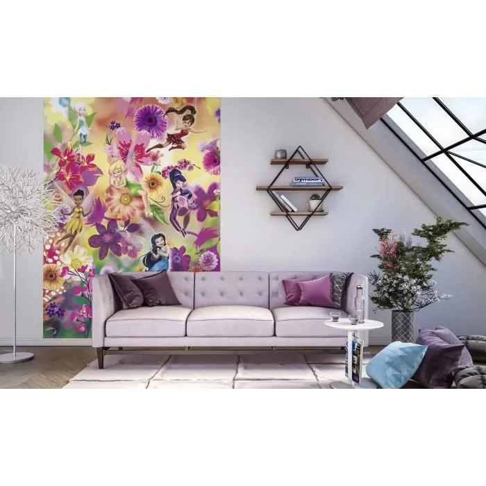 Poster XXL - Disney - Fée Clochette - 200x250 CM - Intissé - Décoration murale enfantine-2