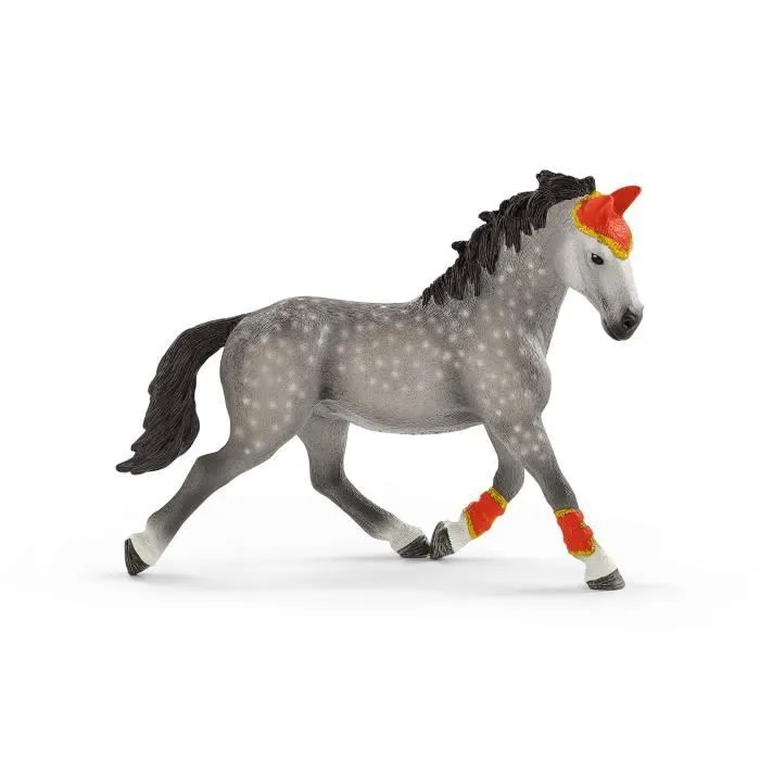 Kit de voltige équestre Horse Club Mia - SCHLEICH - 42443 - Rouge - Coffret-6