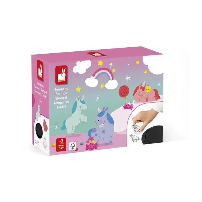 Coffret De 15 Tampons Unicorn Stampinoo-0