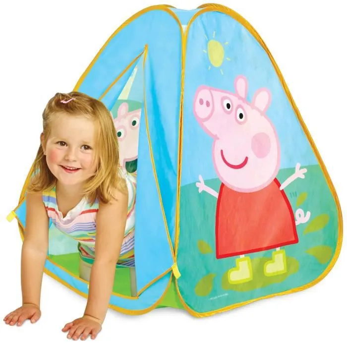 Tente de jeu pop-up Peppa Pig - Rose - Pour enfant de 2 ans et plus