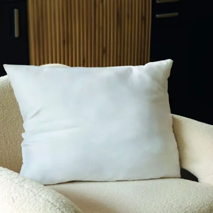 Lot de 2 oreillers, coussins de garnissage - 50 x 70 cm - Blanc - Vivezen-4