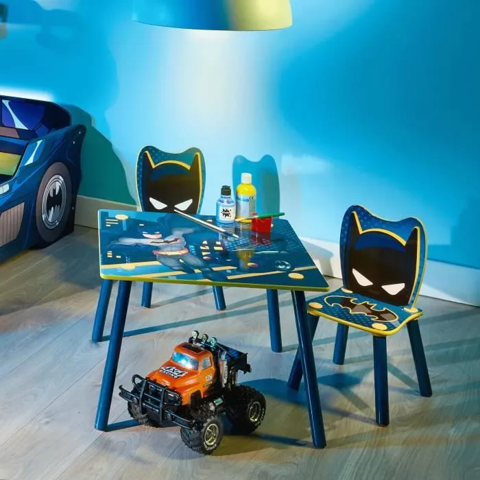 BATMAN Ensemble table et 2 chaises pour enfants-4