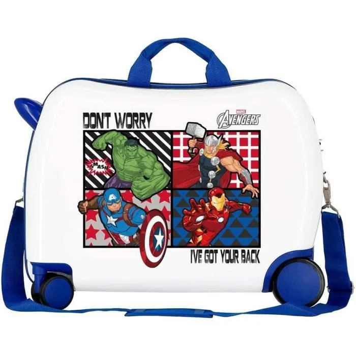 Marvel Valise Enfant porteur, 2 roues multidirectionnelles All Avengers - 2479861-2