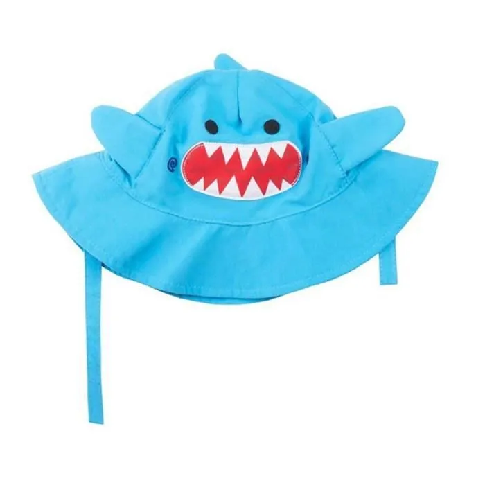 Zoocchini Maillot-Chapeau Motif Requin 6-12 Mois - 122-010-014-2