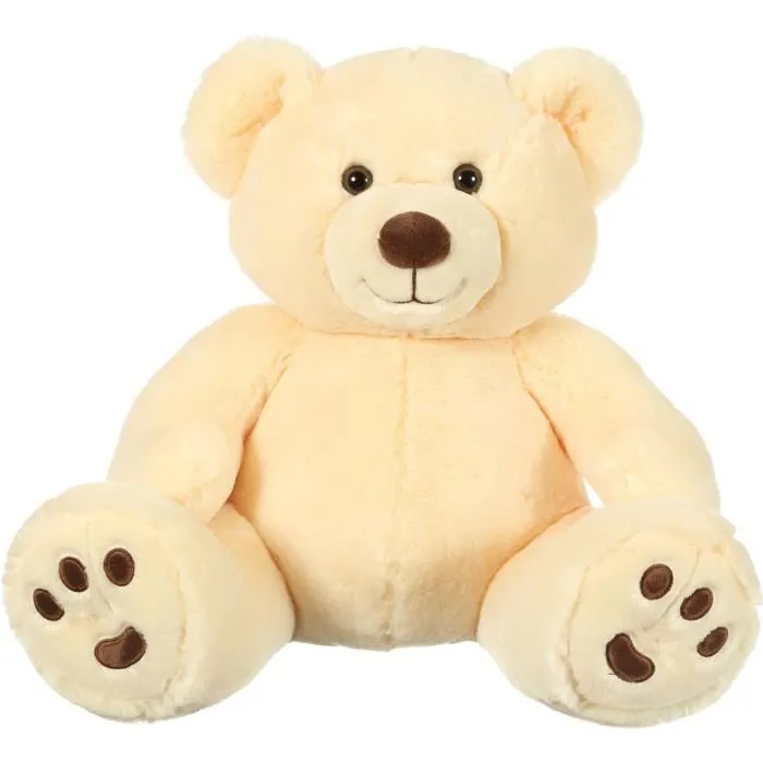Peluche - GIPSY TOYS - Ours Patachon Crème 80 cm-0